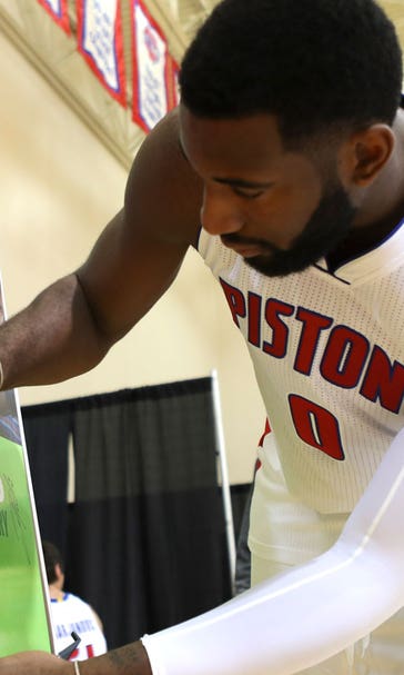 Pistons' Drummond uses virtual reality to help with free throws
